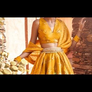 Mustard lehenga
